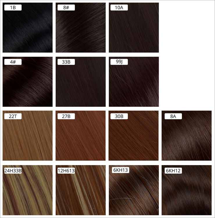 Clip in juuksepikendused (värvivalik) (198216436) Osta.ee