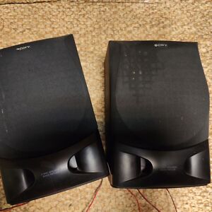 SONY SS-G101 SPEAKER SET - 2-Way Speaker Bass Reflex Black  			