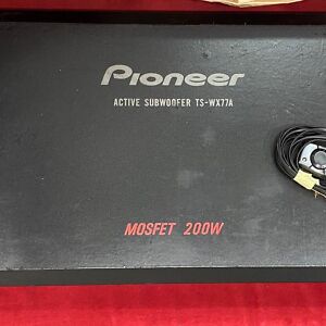 1 Pioneer TS-WX77A, aktiivne kompaktne subwoofer autohelisüst.  			