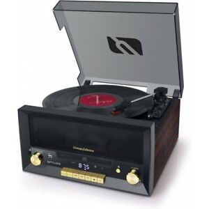 Muse Turntable Micro System With Vinyl Deck MT-112 W Micro s  			