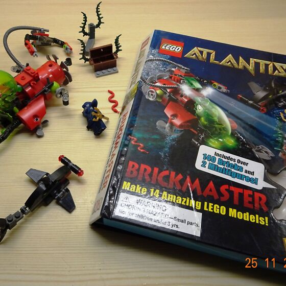 Legod Lego Atlantis Brickmaster juhendite raamat 207780027