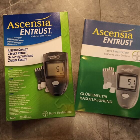 ascensia entrust blood glucose meter