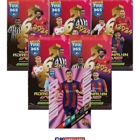 Panini Fifa 365 2024 - Adrenalyn XL Display Cards - Hobbies