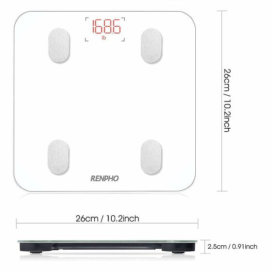 auons Body Fat Scale Smart Scale for Body Weight and Fat