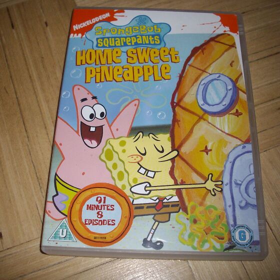 spongebob home sweet pineapple dvd