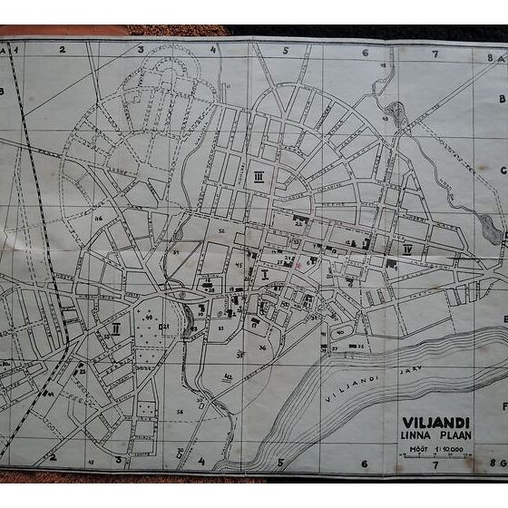 Viljandi linna plaan 1940 LOE!!! (109006338) 