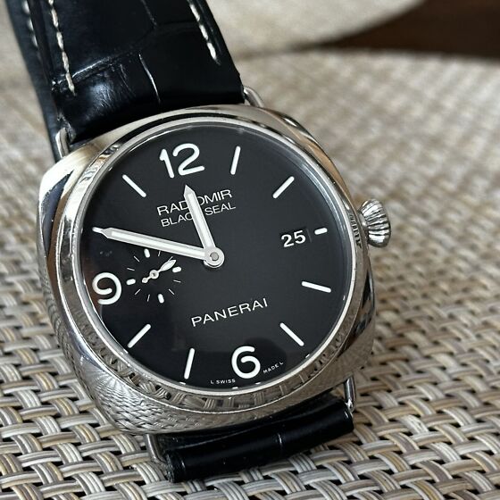 Panerai radiomir black outlet seal 3 days automatic