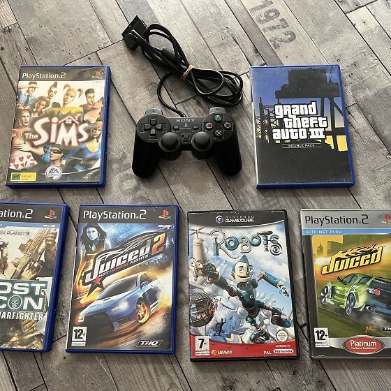 Официальные контроллеры Sony PS2 Playstation 2 восстановлены