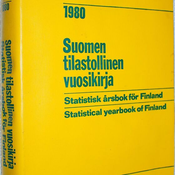 ❶❾❽⓿ 1980: SUOMEN TILASTOLLINEN VUOSIKIRJA ❶❾❽⓿ (138646212) 