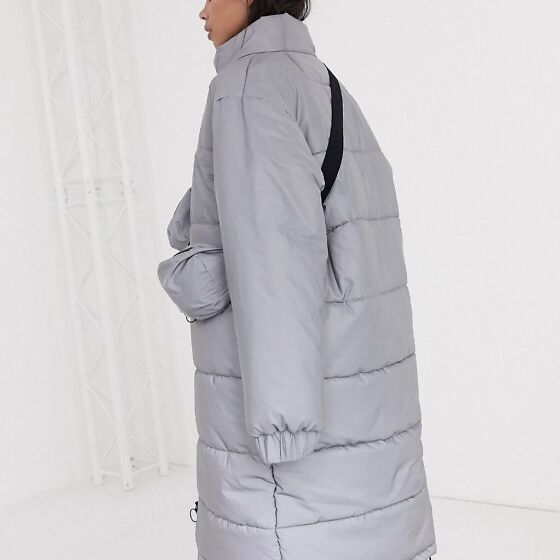 collusion reflective puffer jacket