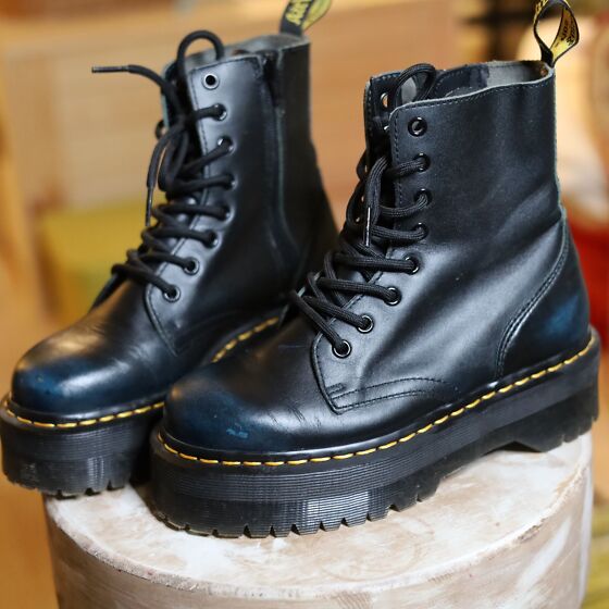 Doc martens jadon vintage blue best sale