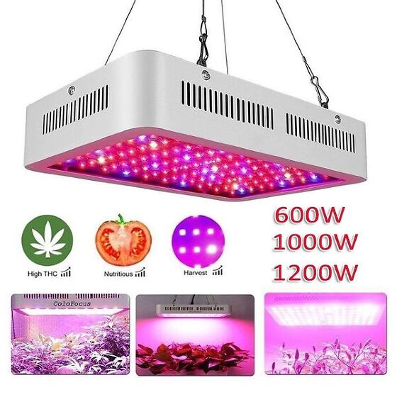 Colofocus 1000w double chips indoor led plant grow light instructions