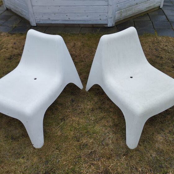 White Ps Vago Chair Ikea Vinyl Chairs Vintage Ikea Vago Thomas