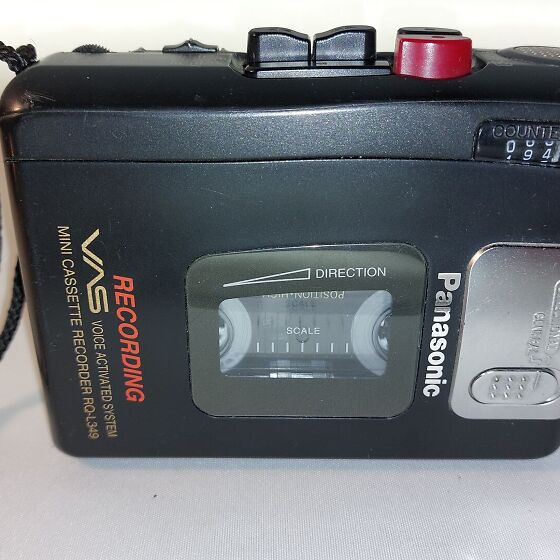 Panasonic RQ-322 Mini Cassette Voice Tape Recorder For Parts