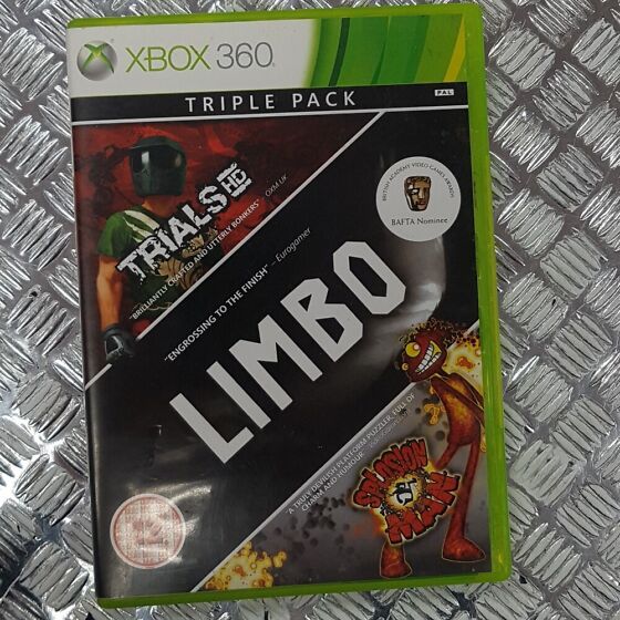 Jogo Triple Pack: Trials Hd + Limbo + Splosion Man Xbox 360