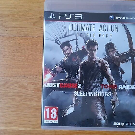 Ultimate Action Triple Pack Just Cause 2/Sleeping Dogs/Tomb Raider