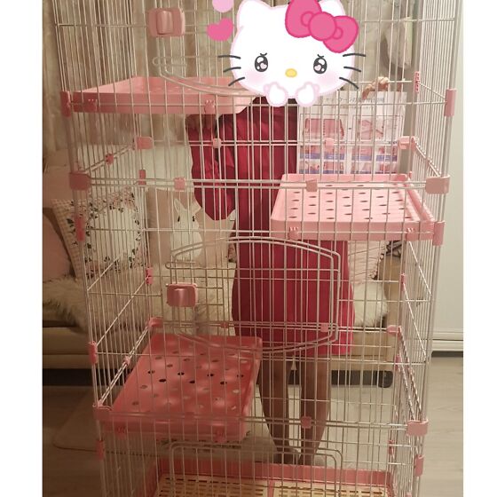 Pink shop ferret cage