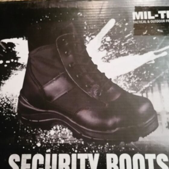 Mil tec outlet security boots