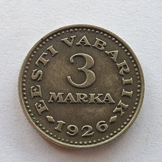 EESTI VABARIIK EW 3 MARKA 1926 (161069137) - Osta.ee