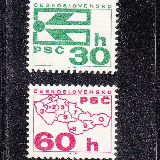 Tšehhoslovakkia 1976 Postiindeksid ** (96334363) 