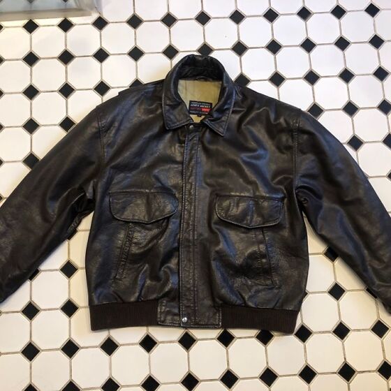 vintage levis leather jacket