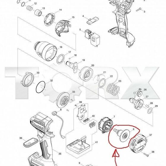 ROOTOR ANKUR MAKITA l DTD170 XDT12M 619419 8 138544650 Osta.ee