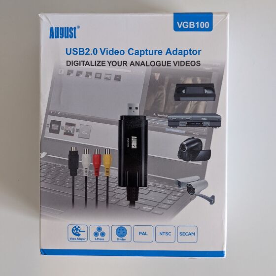 August VGB100 USB analoog video konverter (174371747) 