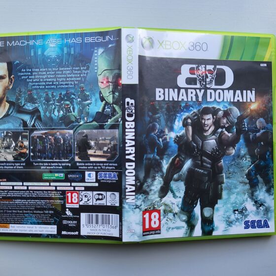 Mega Showcase Microsoft Xbox 360 Binary Domain (Japan Version - Main Image