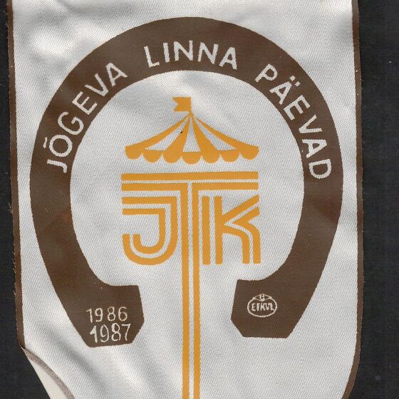 Vimpel JÕGEVA LINNA PÄEVAD 1986 1987 (141433600) 