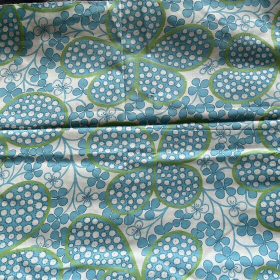 Nõukaaegne ilus õhuke puuvillane kangas. (185513505) - Osta.ee