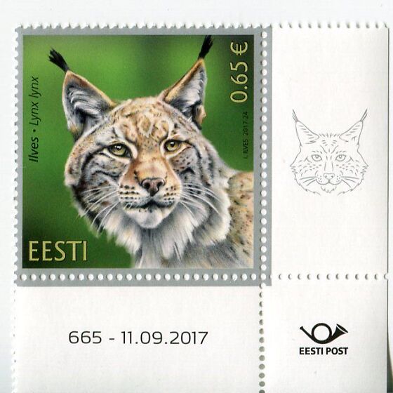 EM_665- 2017 Ilves Eesti fauna loodus loomad NURK MNH (117196932) 