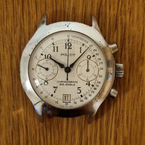 Poljot chronograph outlet 23 jewels tachymeter