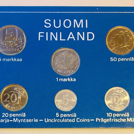 Soome-Suomi-Finland 1983 MINT OF FINLAND SET Suomen rahapaja (119610325) -  