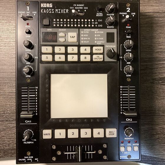 KORG Kaoss Mixer KM-2 Dynamic DJ Mixer with Kaoss pad (203262035