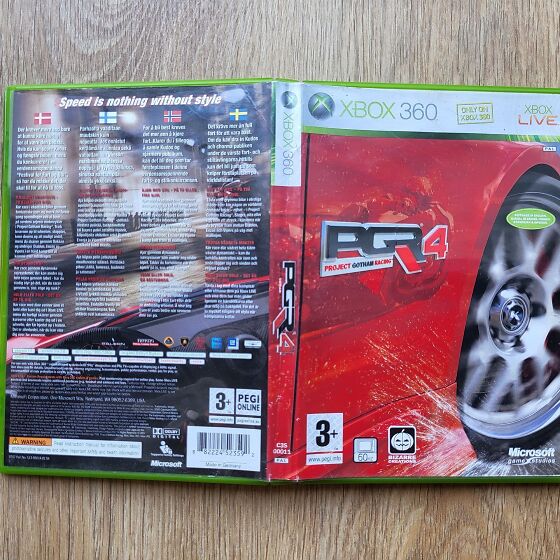 Jogo PGR 4 Project Gotham Racing Xbox 360 Usado PAL - Meu Game