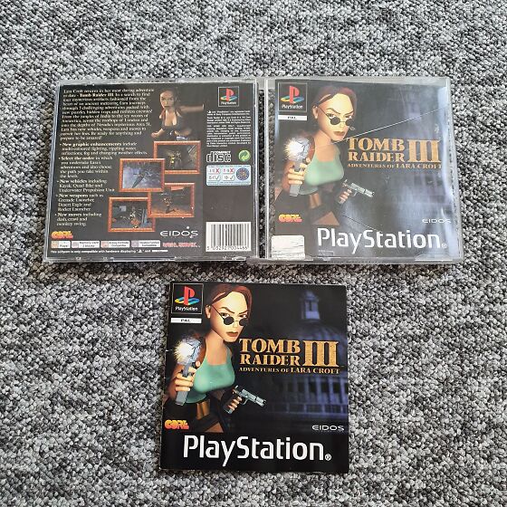 Lara Croft Tomb Raider III - PlayStation - CD - English 