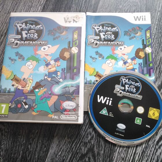 Phineas And Ferb 2nd Dimension - Nintendo Wii mÃ¤ng Phineas And Ferb Across The 2nd Dimension (164847080) -  Osta.ee