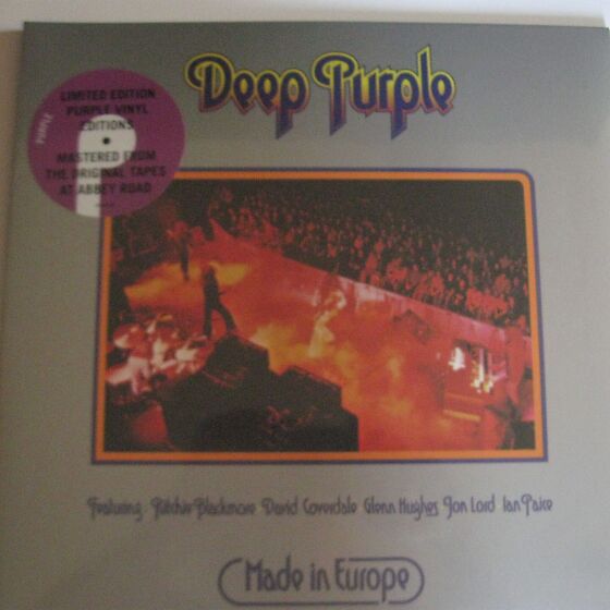 LP DEEP PURPLE -Made In Europe,1976 (2018) LTD. Purple vinyl 