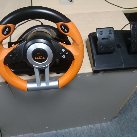 DRIFT O.Z. Racing Wheel PC, black-orange