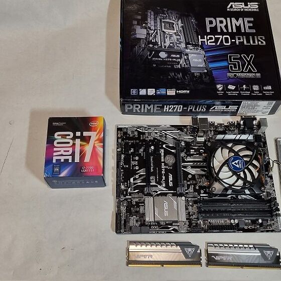 Emaplaat ASUS PRIME H270-PLUS + Intel i7-7700 + 16GB (191585124