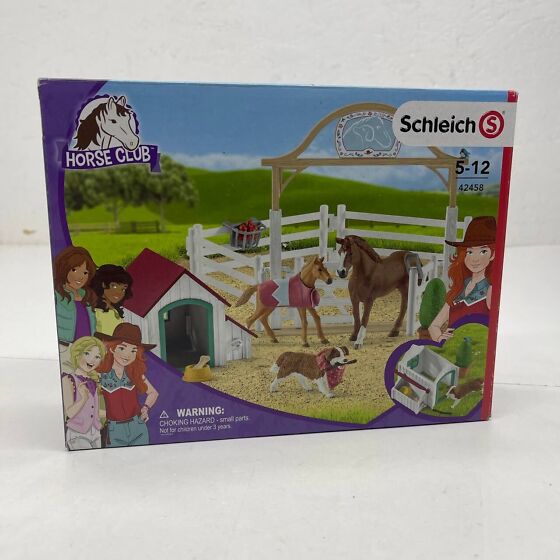Schleich Horse Club 42458 Hannah's guest horses with Ruby