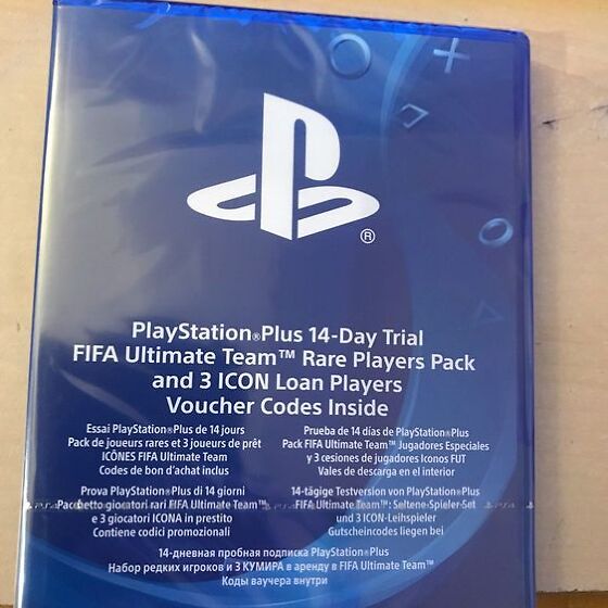 Playstation Plus PS4 EUROPEAN 14 Day Trial FIFA Ultimate Team Rare