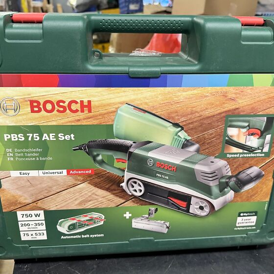 Ponceuse à bande Bosch 750 W PBS75AE