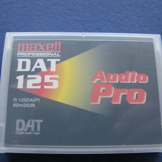 MAXELL R-125DA(P) DAT Digital Recording Tape