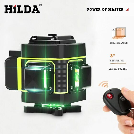3D laser lood tase level niveliir лазерный уровень Hilda 360 (188600790 ...
