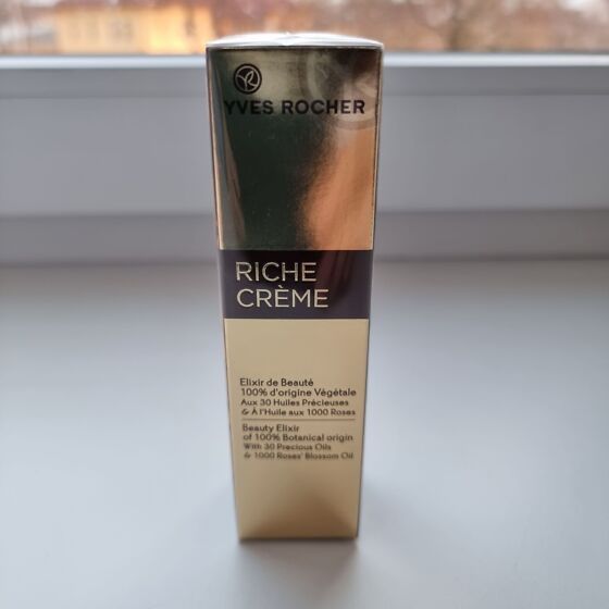 elixir de beaute riche creme yves rocher