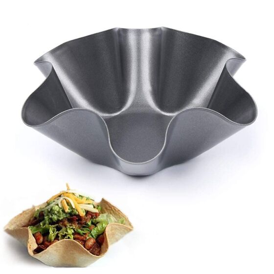 Taco salad bowl mould x4 (199279173) Osta.ee