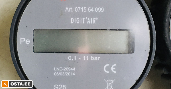 Manomeeter LCD diginäit, rikkega 2tk, varuosadeks (215443738) - Osta.ee