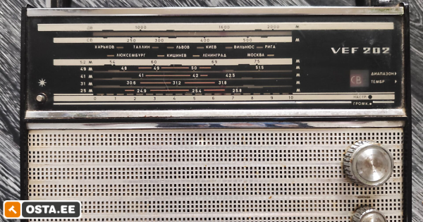 Raadio VEF 202 (242790181) - Osta.ee