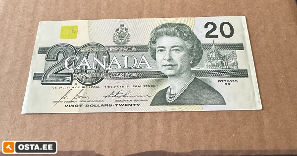 20 Dollar Canada 1991 (paberraha) (213549441) - Osta.ee